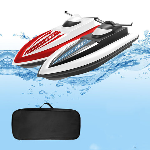 RC Boat Toy High Speed Racing Boat Waterproof 2.4G Electric Radio Dual Motor Sensitive Steering Remote Control Speedboat Gifts